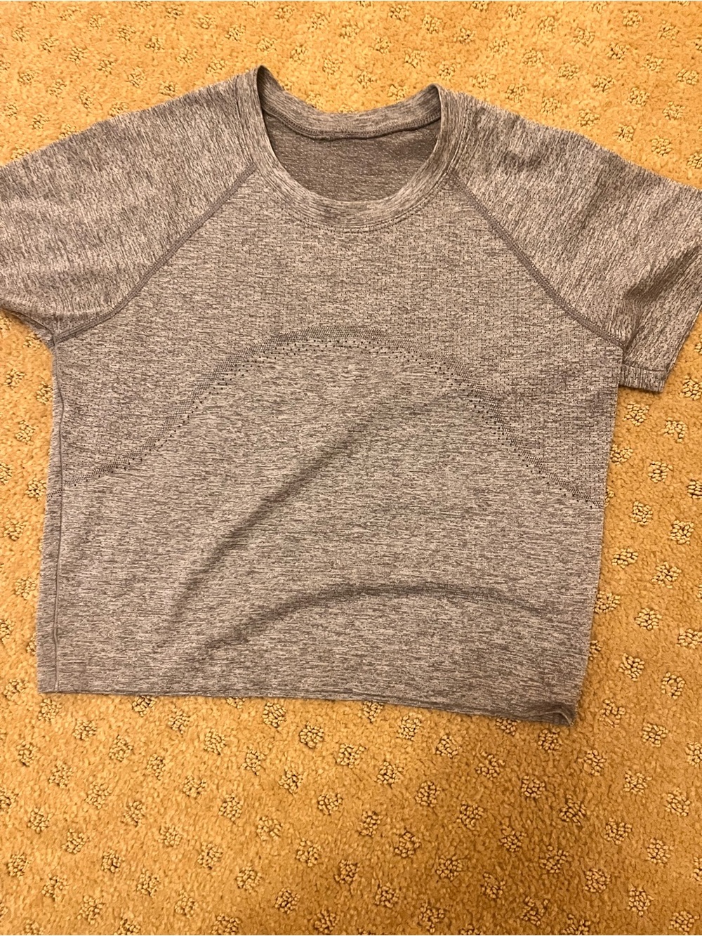 lululemon athletica Heather Gray Crop Top - Picture 3 of 5